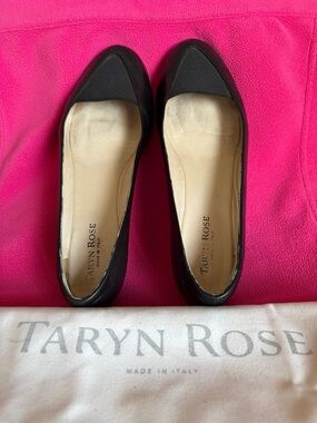 Taryn Rose Black ballet Flats
